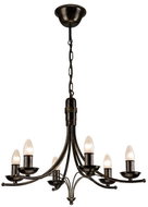 Chandelier on chain LUCA 6xE14/40W/230V - Chandelier