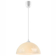 Chandelier on cable 1xE27/60W/230V coffee - Chandelier