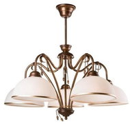 Chandelier on a pole LUIZA 5xE27/60W/230V - Chandelier