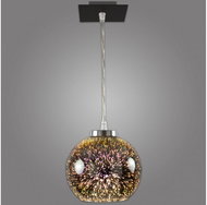 Kemar NP/1/D3 - Chandelier on cable KULE 3D 1xE27/60W/230V - Chandelier