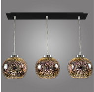 Kemar NP/3/D3 - Cable operated chandelier KULE 3D 3xE27/60W/230V - Chandelier