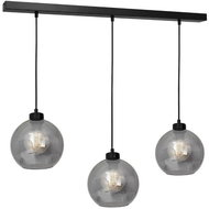 Chandelier on cable SOFIA 3xE27/60W/230V black - Chandelier
