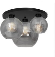 Ceiling Light SOFIA 3xE27/60W/230V Black - Ceiling Light