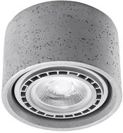Ceiling Light BASIC 1xGU10/40W/230V Concrete - Ceiling Light