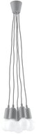 Chandelier on cable DIEGO 5xE27/60W/230V grey - Chandelier