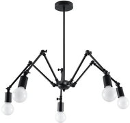 Chandelier on a pole STARK 5xE27/60W/230V - Chandelier