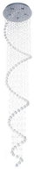 CHIARO - Crystal Ceiling Lamp CASCADE 6xGU10/50W/230V - Ceiling Light