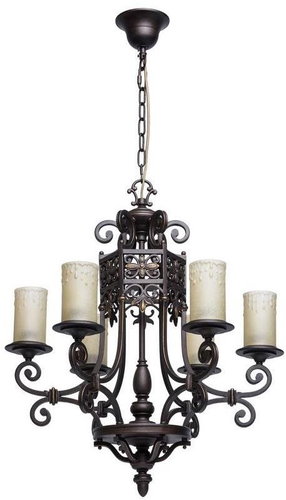 CHIARO - Chandelier on Chain MAGDALENA 6xE27/60W/230V - Chandelier - Main image