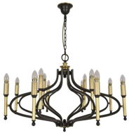 CHIARO - Chandelier on Chain COUNTRY 12xE14/40W/230V - Chandelier