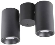 Spotlight HOBRO 2xGU10/10W/230V Black - Spot Lighting
