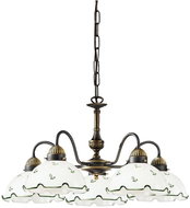 Kolarz 731,85,21 - Chandelier on Chain NONNA 5xE27/75W/230V Green - Chandelier