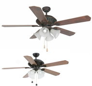 FARO 33274 - Ceiling fan CORSO 4xE27/60W/230V - Fan