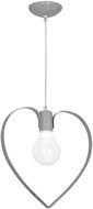 Children's chandelier AMORE 1xE27/60W/230V grey - Chandelier