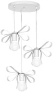 Children's chandelier NELA 3xE27/60W/230V white - Chandelier