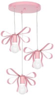 Children's chandelier NELA 3xE27/60W/230V light pink - Chandelier