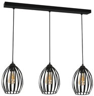 Chandelier on a cable RUSSEL 3xE27/60W/230V - Chandelier