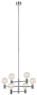 Markslöjd 106419 – Luster na tyči CAPITAL 6× E27/60 W/230 V lesklý chróm - Luster