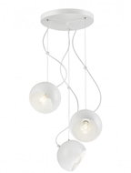Chandelier on cable INEZ 3xE27/60W/230V white - Chandelier