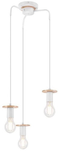 Chandelier on wire ANGELINA 3xE27/60W/230V - Chandelier - Main image