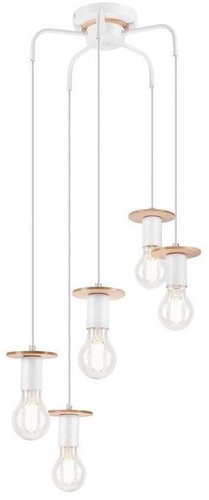 Chandelier on a wire ANGELINA 5xE27/60W/230V - Chandelier - Main image