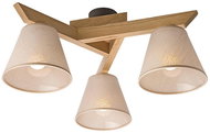 Chandelier ANTONIO 3xE14/40W/230V oak - Chandelier