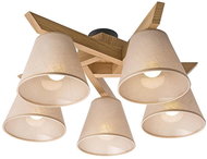 Chandelier ANTONIO 5xE14/40W/230V oak - Chandelier