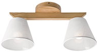 Attached chandelier ANTONIO 2xE14/40W/230V oak - Chandelier