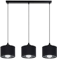 Chandelier on cable LORI 3xE27/60W/230V black - Chandelier