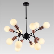 Prezent 17203 - Chandelier on a pole BALL 12xE27/40W/230V - Chandelier