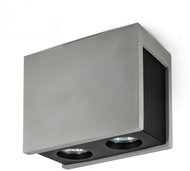 Ceiling Spotlight PURO MASSO N 2xGU10/25W/230V - Spot Lighting