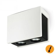 Ceiling Spotlight PURO NERO 2xGU10/25W/230V - Spot Lighting