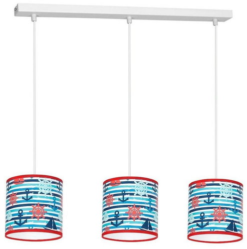 Children's chandelier on cable MARINE 3xE27/60W/230V - Chandelier - Main image
