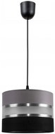 CORAL S 1xE27/60W/230V black and grey - Chandelier