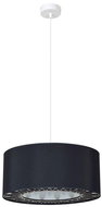 Chandelier on cable KAMA 1xE27/60W/230V black - Chandelier