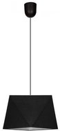 Chandelier on cable DIAMENT 1xE27/60W/230V black - Chandelier