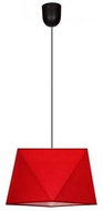 Chandelier on cable DIAMENT 1xE27/60W/230V red - Chandelier