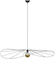 Thoro TH,012 - Chandelier on cable ESKOLA 1xE27/60W/230V black - Chandelier