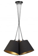TWIGGY 3xE27/40W/230V black - Chandelier