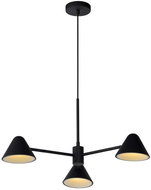 Lucide 20415/15/30 - LED chandelier on cable DEVON 3xLED/3W/230V black - Chandelier