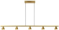 Lucide 79482/30/02 - LED Dimmable Chandelier on Cable DELANO 5xLED/5W/230V Gold - Chandelier