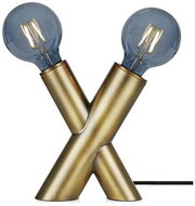 Markslöjd 108053 - Table Lamp SIMUL 1xE27/40W + 1xE14/40W/230V Gold - Table Lamp