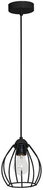 Chandelier STAR 1xE27/60W/230V black - Chandelier