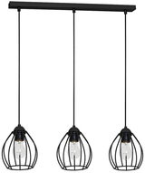 Chandelier STAR 3xE27/60W/230V black - Chandelier