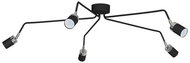 Suspended chandelier JOKER 5xGU10/25W/230V black - Chandelier