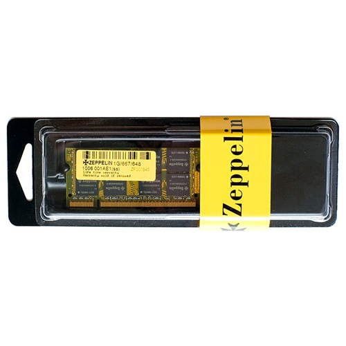 512MB SO-DIMM DDR2 533MHz 200pin, ZEPPELIN, retail BOX - RAM - Main image