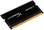 HyperX SO-DIMM 4 GB-os DDR3L 1600 MHz-es Impact CL9 kettős feszültségű fekete sorozat - RAM memória