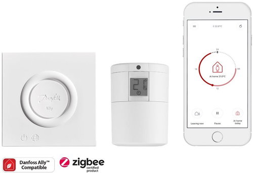Danfoss Ally Starterset, Zigbee, 014G2440 - Heating Set - Main image