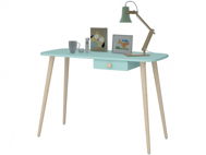 Danish Style Adel 110 cm, turquoise - Desk