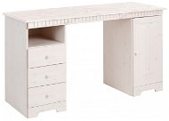 DANISH STYLE Linde 140 cm, biely - Písací stôl