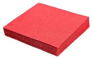 Paper Towels Ubrousky 33 × 33 cm, červené, třívrstvé - Papírové ubrousky